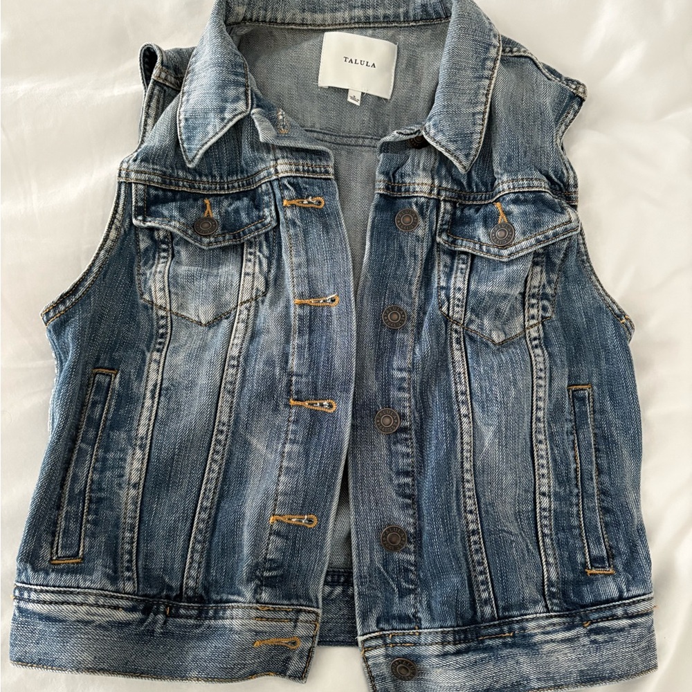 Talula Aritzia Denim Vest